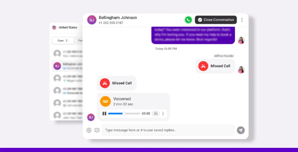 Convert your voicemail greeting into opportunities with KrispCall