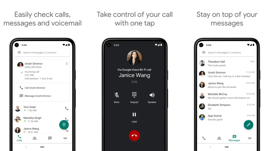 Google Voice-Best for small businesses and solo professionals