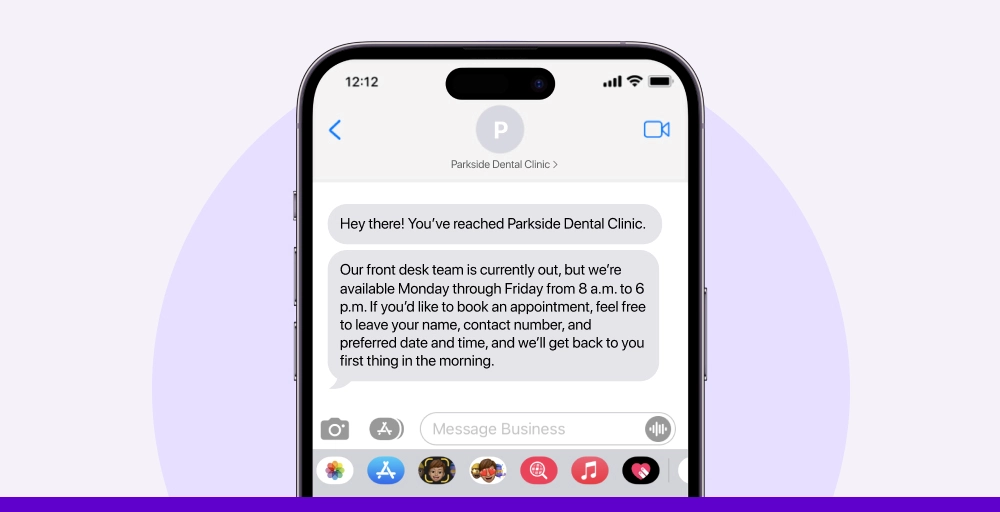 How Business Text Messaging Auto Replies Work