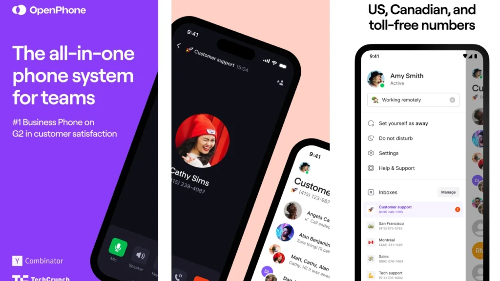 OpenPhone-Best for startups and tech-forward small teams