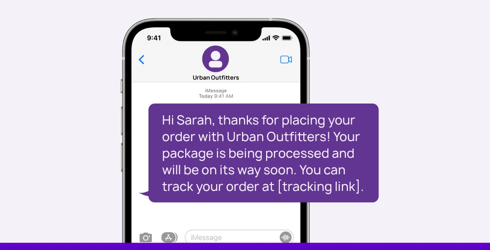 Your order is confirmed text image