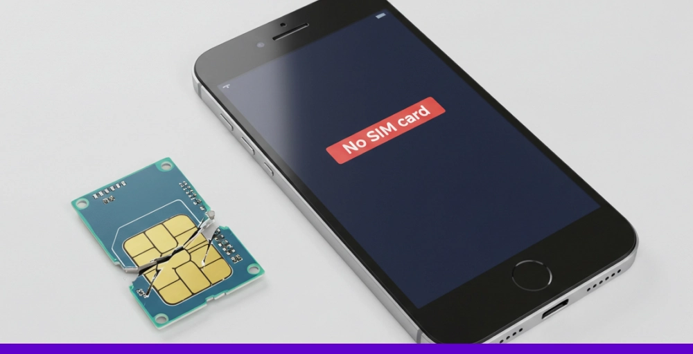 Faulty SIM card