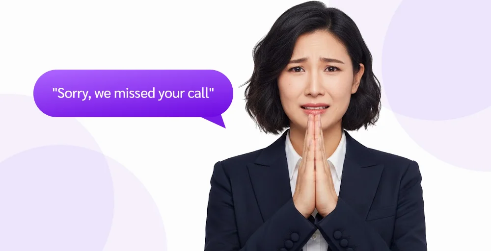 Why It’s Important to Apologize to Customers After Missing a Call