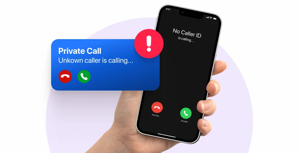 incoming private call examples