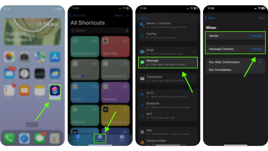 Shortcuts app part 1