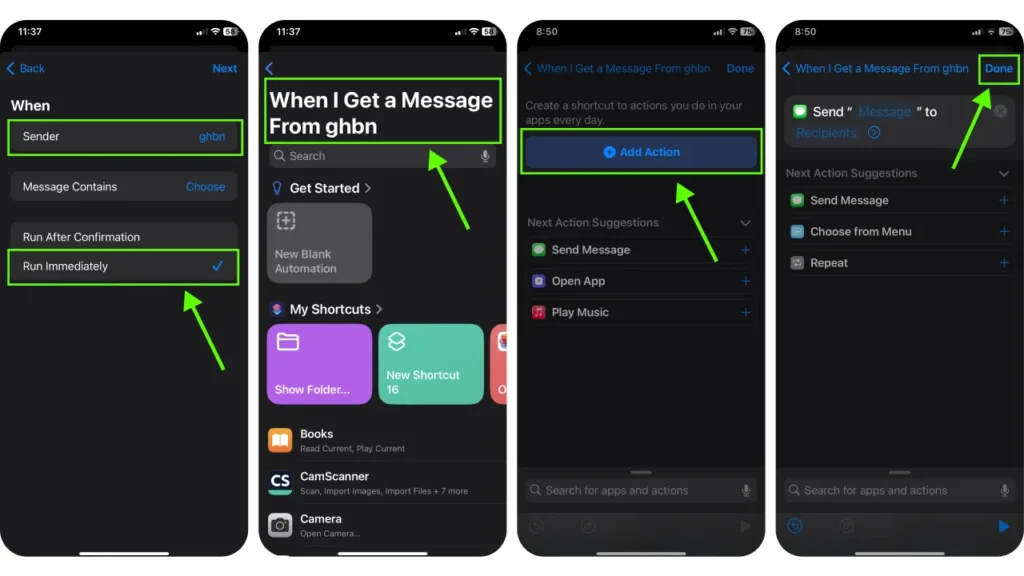 Shortcuts app part 2