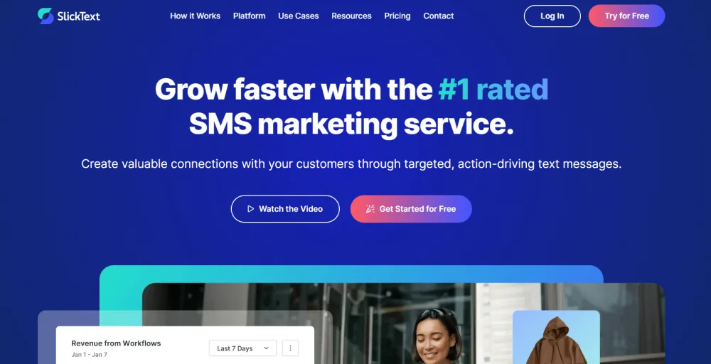 slicktext automated text message tool