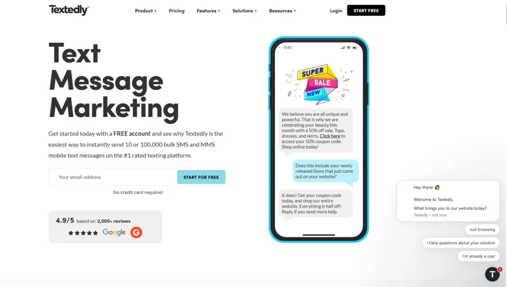 Textedly: Best for budget-friendly group texting 
