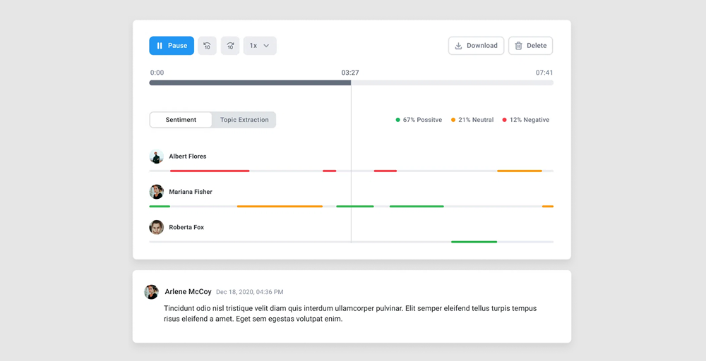 cloudtalk call transcription software