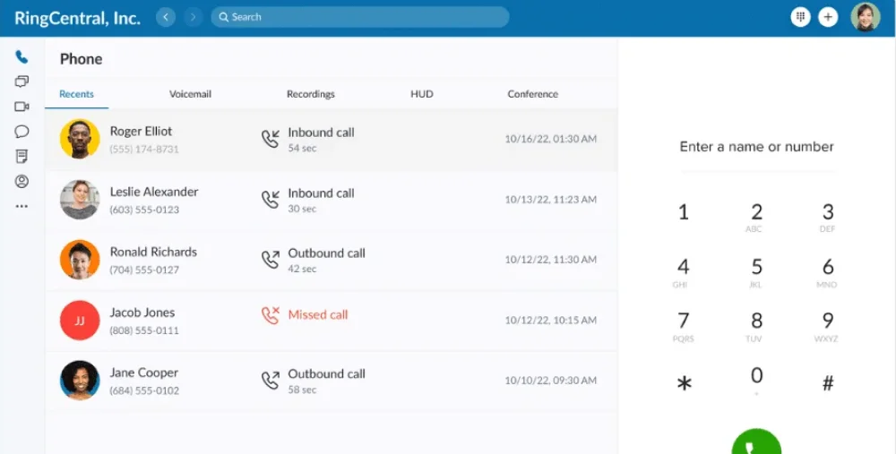 RingCentral softphone for mac