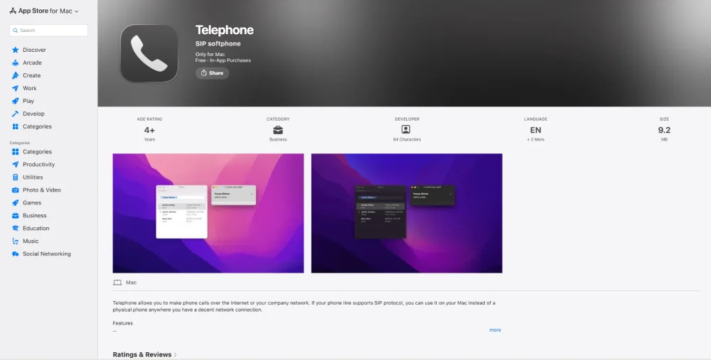 telephone softphone