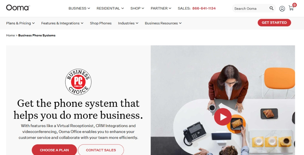 Ooma-Best Small Business Phone System