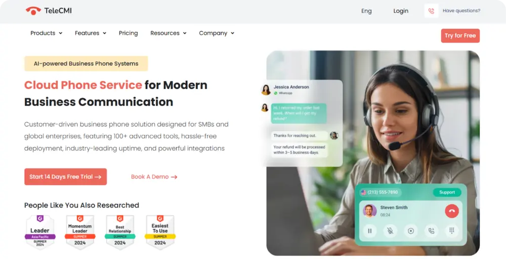 TeleCMI Best Small Business Phone Systems