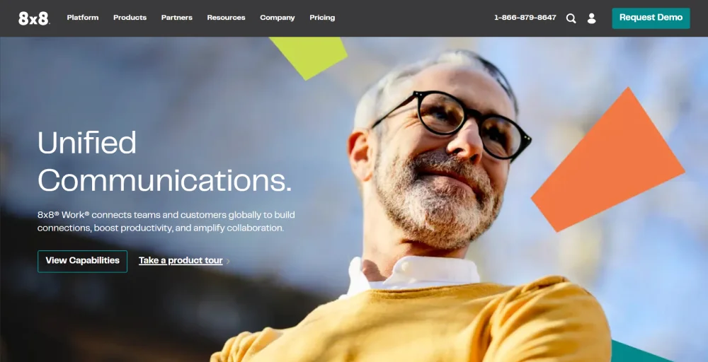 8x8 as a unified communication platform