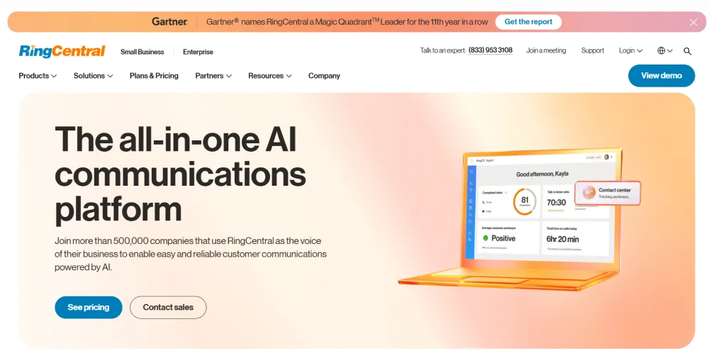 ringcentral as a unified communication platform