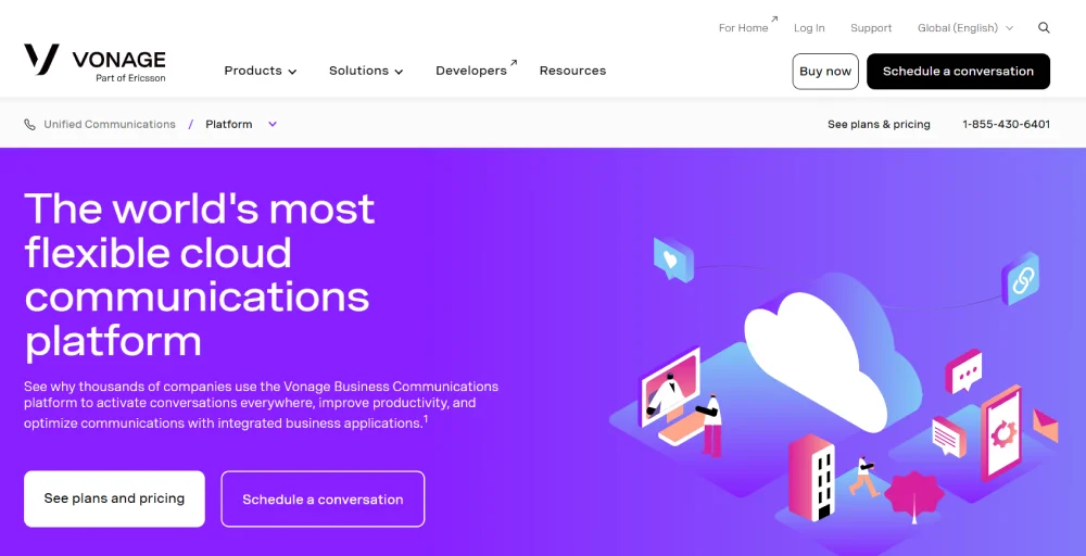 vonage as a unified communication platform