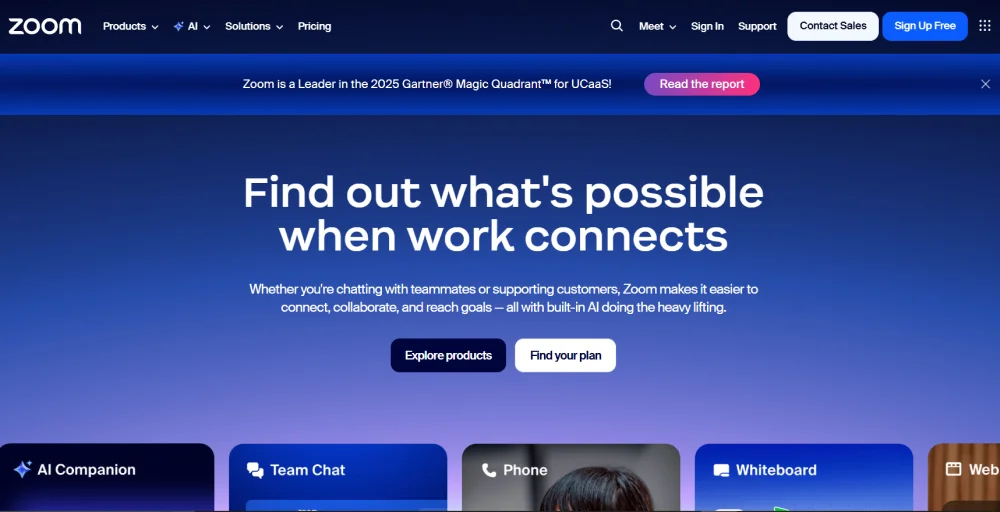 zoom as a unified communication platform