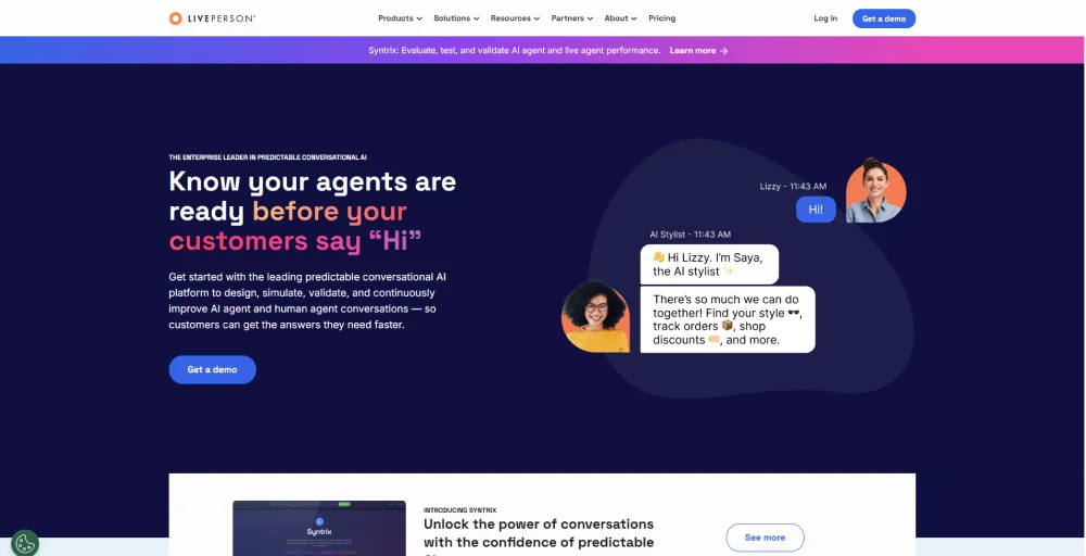 LivePerson ai communication tool