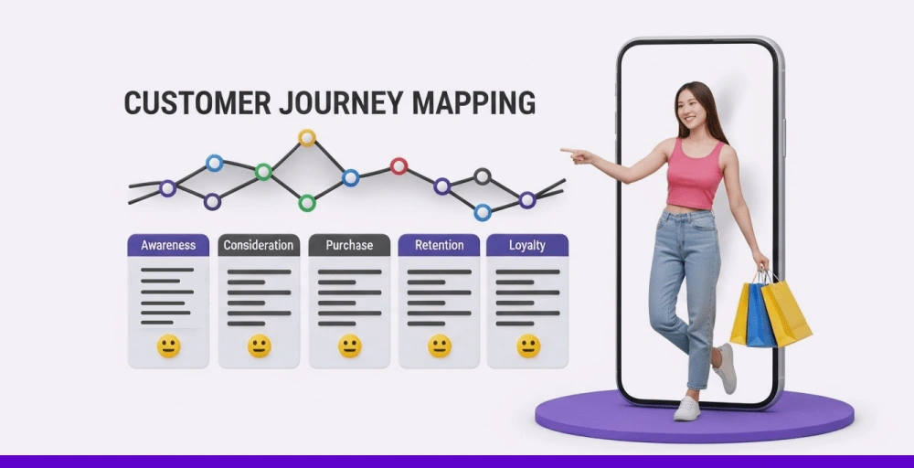 customer journey mapping illustration