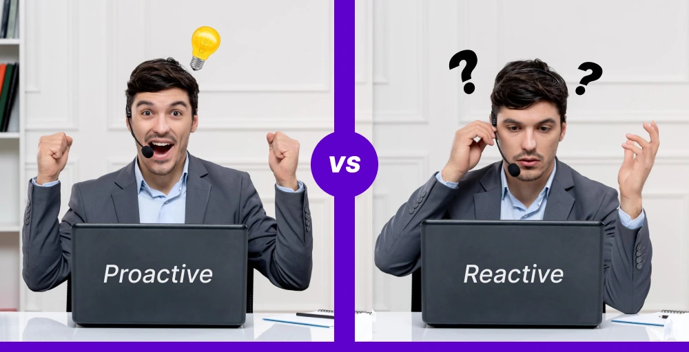 proactive vs reactive customer service