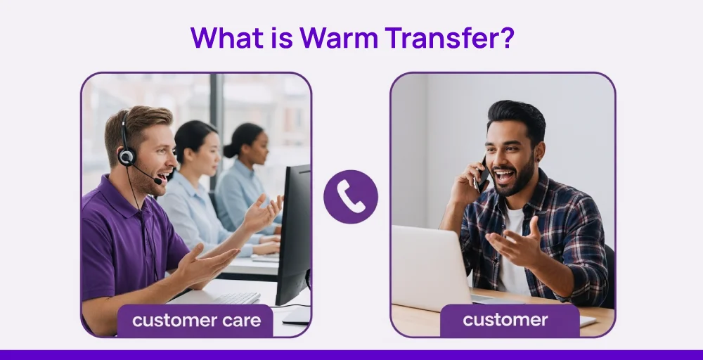 Warm transfer meaning