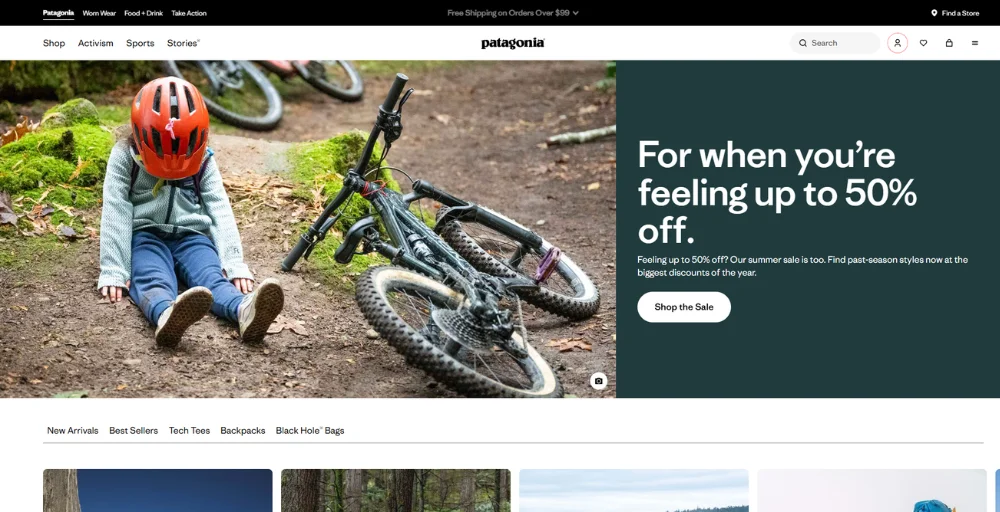 Patagonia great customer service example