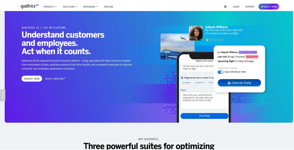 Qualtrics customer experience software