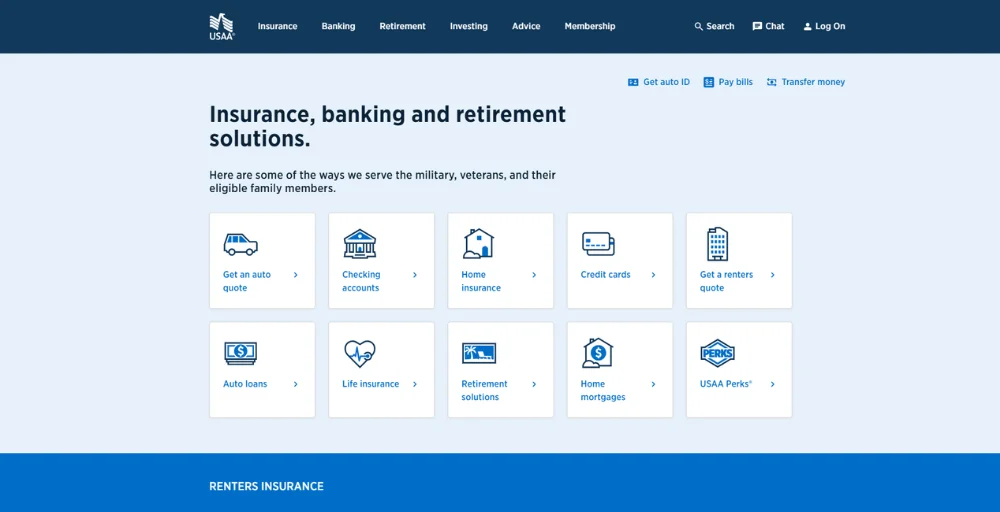 USAA customer service examples