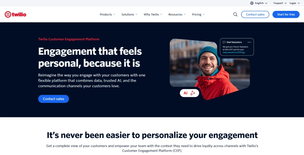 twilio customer engagement software