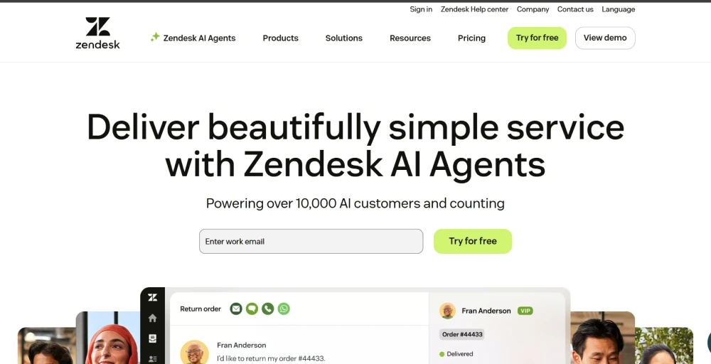 zendesk customer engagement software