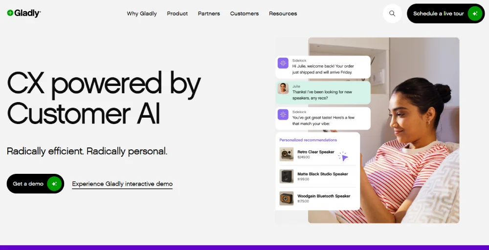 Gladly customer service software