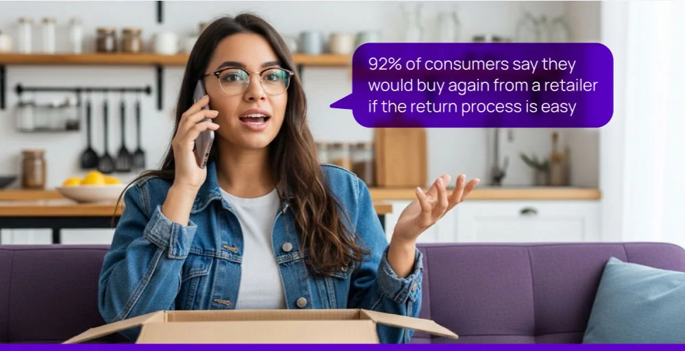 ensure easy returns and fast service