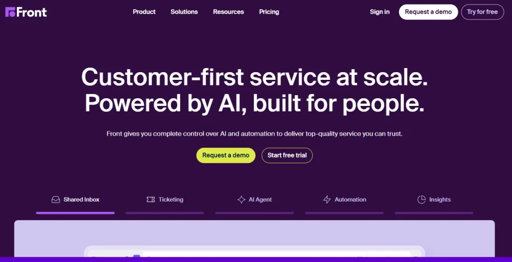 font customer service software