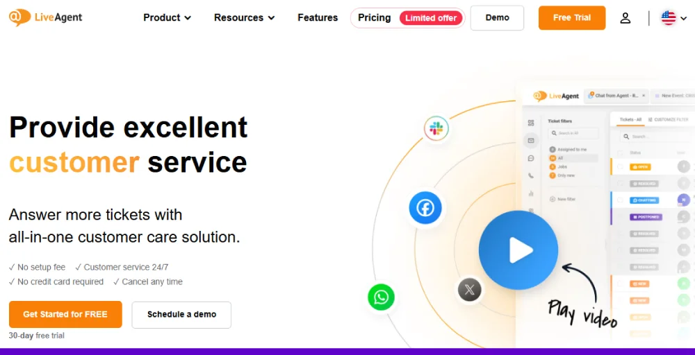liveagent customer service software