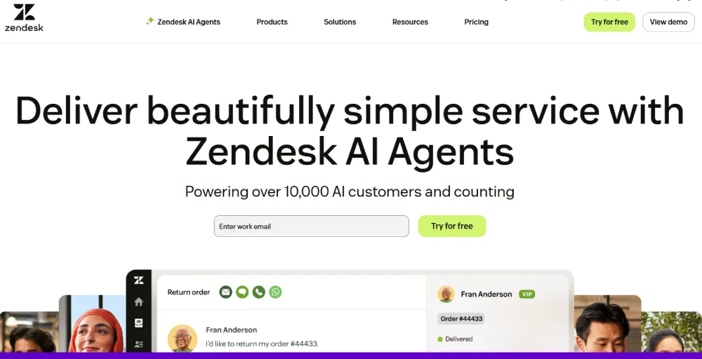 zendesk customer service platform