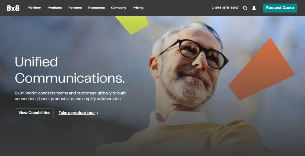 8×8 Best for global teams & international calling