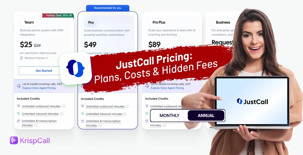 JustCall Pricing 2026 Plans, Costs & Hidden Fees Explained
