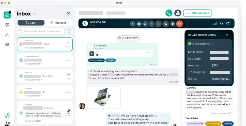 Aircall - CloudTalk  alternative