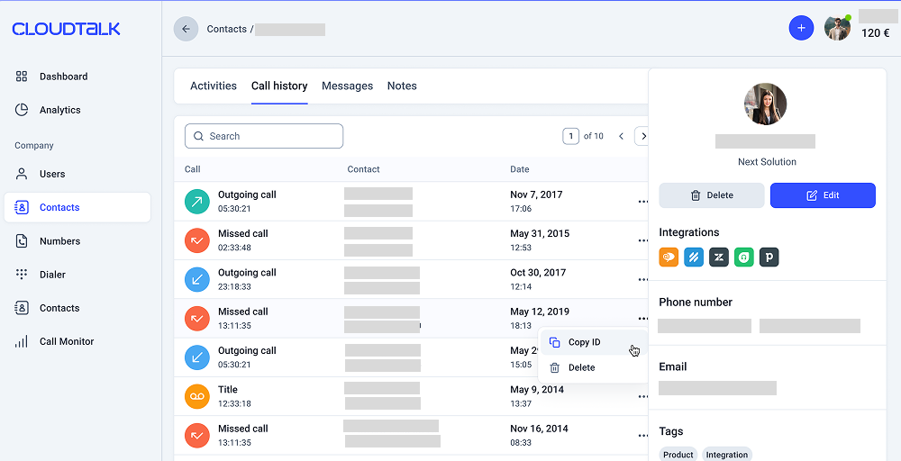 CloudTalk Best for international calling