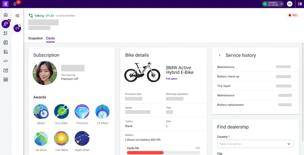 Talkdesk Best for enterprise contact centers