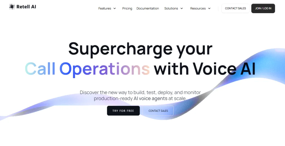 Retell AI as AI voice agent