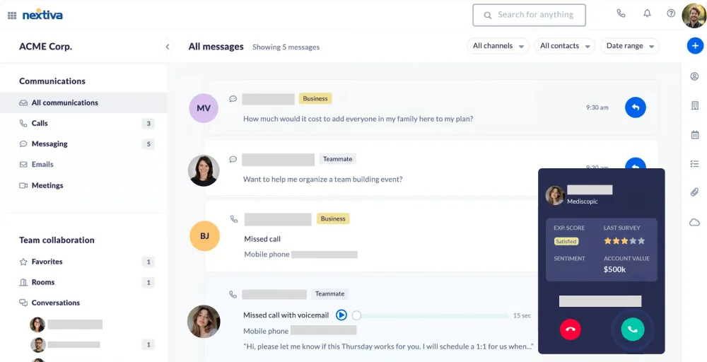 nextiva as 3cx alternative 