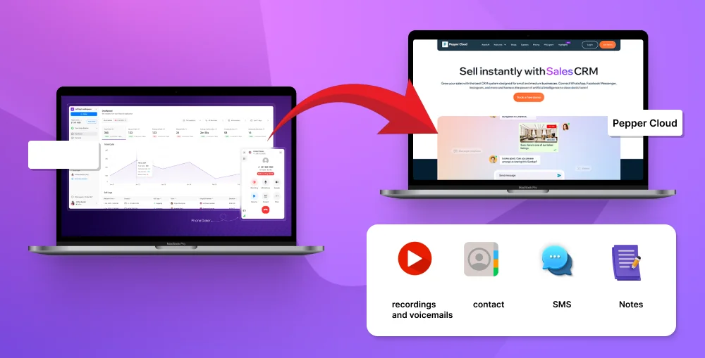 KrispCall + Pepper Cloud_ Real-Time Call & Contact Syncing