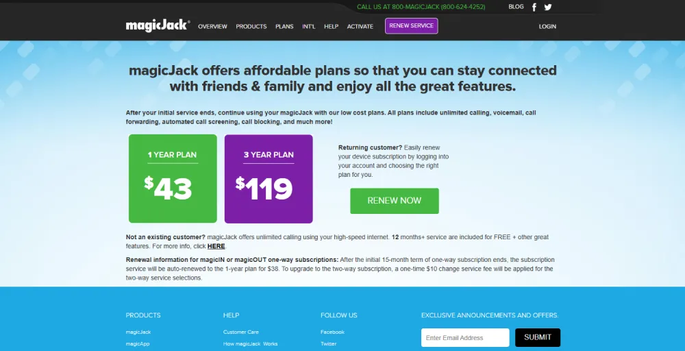 how much does magicJack cost