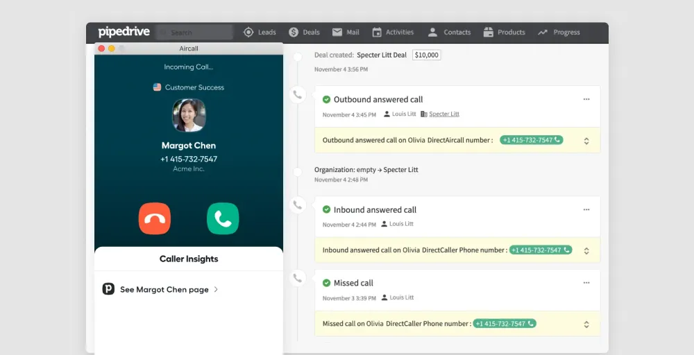 Aircall — Best for mid-market and enterprise inside-sales teams