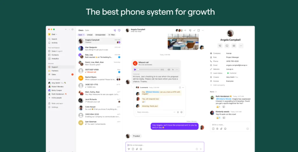 Quo— Best for solopreneurs, startups, and small growing teams
