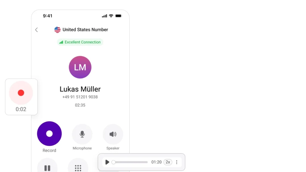 KrispCall-Best Apps to record phone calls