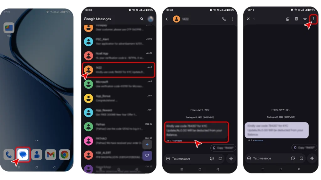 forward text on android-1