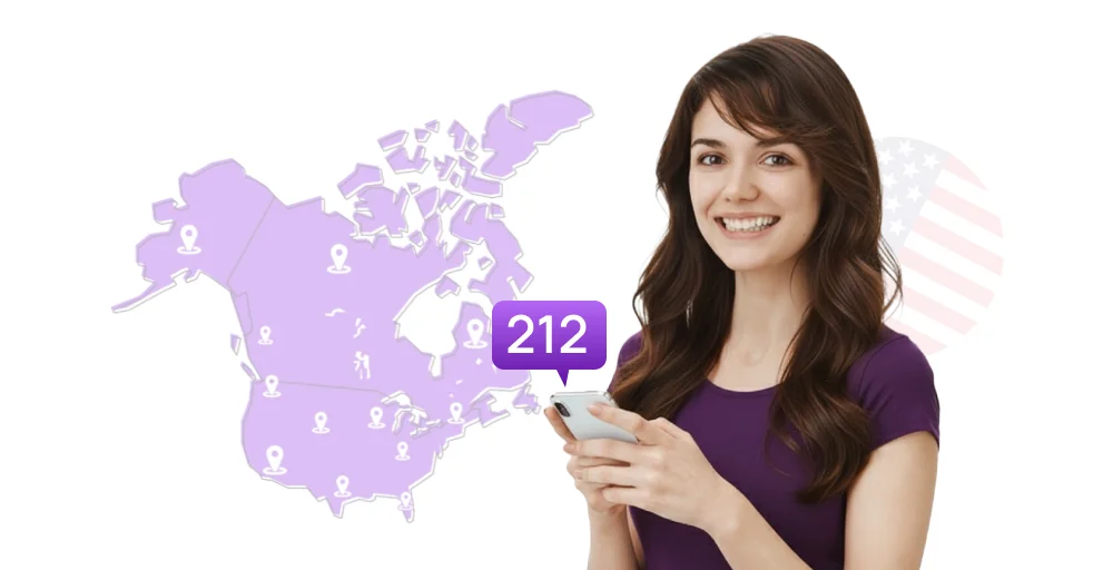 Most popular area codes in the US