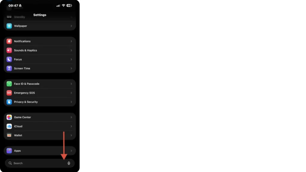 Open the Settings app on your iPhone